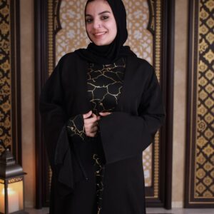 NORMARI Ramadan Abaya Black/Golden